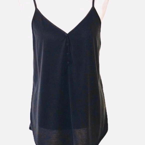 Green Envelope Tops - Green Envelope Charcoal V neck Cami top Sz L
